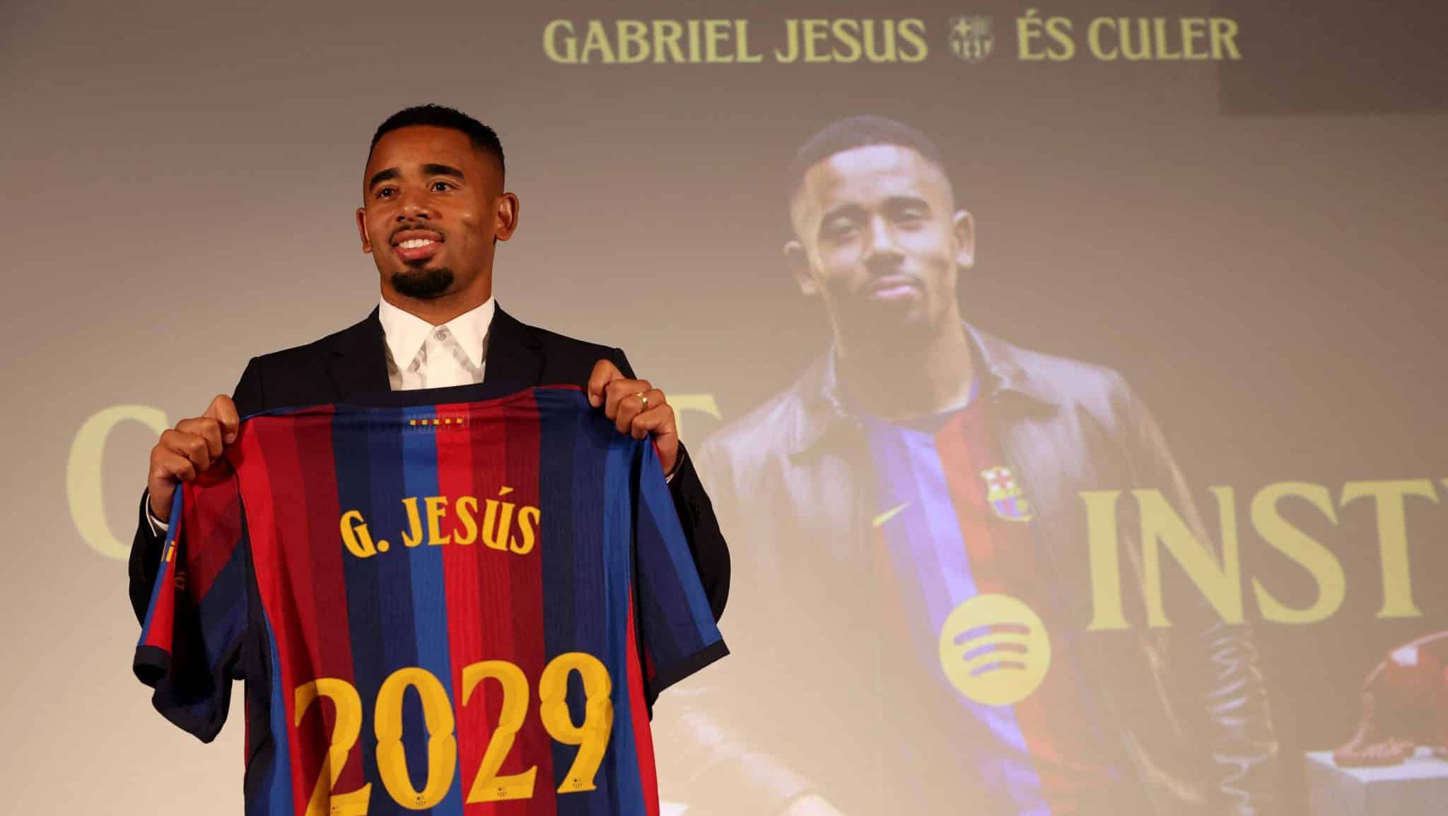 Gabriel Jesus é o novo reforço do Barcelona